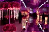 Guirlande transparente de 99 pieds/30 mètres, brins de diamant suspendus, chaînes de rideaux en perles acryliques en cristal, décor d'arbre de fête, pièce maîtresse de mariage