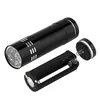 Mini UV LED Flashlight Violet Light 9LED Torch Lamp Battery Ultraviolet flash light for Anti-fake Money Detector urine scorpion