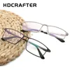 HDCRAFTER الرجال النساء إطارات البصرية النظارات إطارات النظارات التجارية الأزياء النظارات وصفة الألومنيوم الإطار