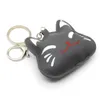 The latest fashion design cute cat PU leather pendant plus key chain holiday commemorative gift key chain wholesale