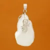 Charm Fashion Shaped Large Pearl Pendant Necklace Pendant Holder (Without Pearls, Pearls Needed Separately)