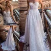 2018 Berta Fall Милая декольте свадебное платье плюс размер Vestido Novia сексуальные свадебные платья с открытой спиной