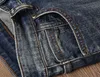 Moda patchwork e ricamo Jeans slim da uomo indiano Pantaloni lunghi casual Jeans denim per abbigliamento uomo