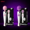 LeTen ricaricabile potente AV Magic Wand Vibrator Massager Silicone G Spot Vibrators for Woman Toys Erotic Toys Sex Products Y185104040