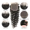 9A Péruvien Inaian Brésilien Cuticule Cheveux Alignés Remy Cheveux Humains Vague Profonde Bundles Avec Fermeture Cheveux Extensioon Dhgate