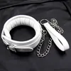 BDSM PU Leather Dog Collar Slave Bondage Belt Lockable Fetish Erotic Sex Products Adult Toys For Women And Men - HS04