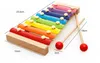 子供のための学習教育木製Xylophone子供のミュージカル玩具xylophoneの知恵Juguetes 8  -  Note Music Instrument Educational