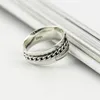 100% Real 925 Sterling Silver Finger Rings for Women Men Vintage gör de gamla snygga fina smycken gåvor Ny ankomst Partihandel YMR207