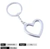 100st/Lot New Hot Novelty Zinc Alloy Heart Shaped Keychains Metal Keyrings For Lovers Free Frakt