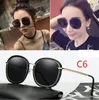 Brand Design Fashion Sunglasses for women Wrap Sunglass Pilot Frame Coating Mirror Lens Carbon Fiber Legs Summer Style 7996009206p