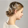 2 шт. Bridal Crystal Pearl Page Flowers Pins Wedding Pageant Pageant Hairpins Bridemaid Breide Hussiese Electiver Аксессуары для волос Ювелирные изделия