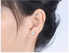 9K 14K 18K Gold Stud Round Shape Group Setting D F Color VVS Clarity Moissanite Stone Earring Beautiful Forever Brilliant258e