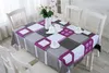 High Quality Purple PVC Table Cloth Plastic Waterproof Oil Dining Tablecloth Coffee Printed Table Cover Overlay