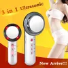 Portable Ultrasonic Infrared Microcurrent Body Massager 3 In 1 Fat Burning Machine For Home Use Mini Slimming Machine