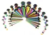 36st / set 1.6-10mm 316l Tapers öronproppar Gauge Stretching Kit Piercing för kvinnor Män Kroppsmycken 3 Färg Punk Style Örhänge G75L