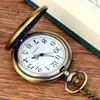 Gros 50 pcs / lot classique fille clé poche montre vintage montre de poche hommes femmes modèles antiques tuo montre de table PW129