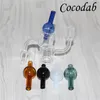 25mm Quartz Bangers Insérer Phat Fond Thermique Poêle Carb Cap Dabber Nail avec XL Plat Haut Fond Épais Domeless Banger Verre Bol Caps