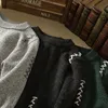 Mens tröja Knitwear Pullovers män Streetwear Cardigan Masculino Casual Strikkad tröja Man Kläder Storlek M-XXL