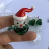 Newest Glass Santa Claus UFO Carb Cap Solid Colored Glass Carb Caps for Thermal Quartz banger Nails water pipe bongs in stock