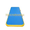 Piste Gymnastique Tumble Mat Air Piste Gonflable Bleu ou Gris pour Cheerleading Gym Formation Usage Domestique Pompe Gratuite