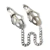 Japanese Clover Style Metal Nipple Clamps Bondage Gear Nipple Clips Massager Stimulator Sex Toys For Female Breast Sex Products