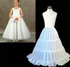 Goedkope witte bloemengirl039s petticoat top 3 hoepels voor kinderen aline petticoats crinoline meisjes baljurken jurken Underskirt 8975258