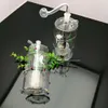 Tubos de humo Hookah Bong Glass Rig Oil Water Bongs Colorful Spotted Four Claw Fish Filter Glass Water Smoke Bottle nuevo