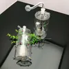 Tuyaux de fumée Narguilé Bong Verre Rig Huile Eau Bongs Coloré Repéré Quatre Griffe Poisson Filtre Verre Eau Fumée Bouteille nouveau