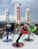 Goedkoopste glazen bong 10 "rasta waterpijp 18,8 mm gewrichtsbongbongs