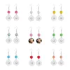 blank dangle Chandelier earrings for sublimation fashion drop earring for women thermal transfer printing jewelry customized gift