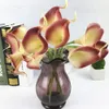 Simulering Calla Lily Artificial Flower Pu Real Home Decoration Flowers Wedding Party Mother039S Day Bouquet Flowers6869136