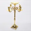 Creative Five Head Candleholder Wedding Decoration European Style Candlestick Multi Color Metal Candle Holders.