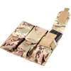 Bolsa de accesorios para colgar de camuflaje plegable multifuncional 1000D, kit de tiro táctico para exteriores, riñonera, bolsas de maquillaje militar, bolsa de cosméticos