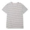 2018 neue Männer T-shirt Mode Oansatz kurzarm Slim Fit Schwarz und Weiß Plus Größe Gestreiften T-Shirt Mann Top t