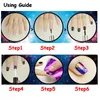 TKGOES 12 PCS/lot Designs Nail Art Transfer Foils Sticker,Free Adhesive Nail Polish Wrap,Nail Tips Decorations Accessories