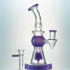 Pirâmide Design de vidro bongs chuveiro perc plataformas de cachimbos curtas nect bocal nect bong água inebriante SMPKE com tigela xl275