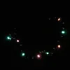 Colliers lumineux pour Noël Halloween Party Décoration LED Light Up Collier en plastique clignotant perles lumières pendentif 3 8za ff