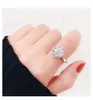 Vibrating Rotating Rings For Women Net Red Personality Japanese and Korean Zircon Open Ring Student Gift