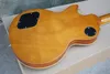 Aangepast 1959 R9 Flame Maple Top Amber Brown Electric Guitar Cream Body Binding One Piece Neck No Scarf Joint Little Pin Tone PR4970044