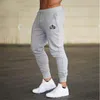 Yeni Sweatpants erkek Katı Egzersiz Vücut Geliştirme Giyim Rahat Spor Salonları Fitness Sweatpants Joggers Pantolon Sıska Pantolon