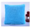 Wholesale- 12 Colors Plush Pillowcase Cushion Home Pillow Case Cover Retro Simple Throw Supplies 43x43cm Hot