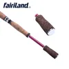Fairiland fibra de carbono fiação vara de pesca isca vara de pesca 6' 6 6' 7' MH isca vara de peixe com cabo de cortiça grande ga259f