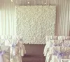 10pcs/lot 60X40CM Romantic Artificial Rose Hydrangea Flower Wall for Wedding Party Stage and Backdrop Decoration Many colors