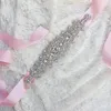 2019 nouveau luxe strass cristaux de cristaux de mariage robe de mariée Courroie 100% fabriquée à la main meilleure vente de maillots de mariée pour la fête de bal 10 couleurs