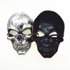 Full Face Skull PVC Zombie Skeleton Mask 4 Cores Fantas de Halloween Masquerade Cosplay Night Club Party6130039