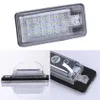 1 Pair 18 LED Chips 13.5V White Car Error 18 LED License Number Plate Light Lamp for A3 S3 A4 A8 B6