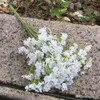 Bouquet de fleurs de mariée artificielles créatives, faux gypsophile étoilé, décoration de mariage, blanc, violet, haute qualité, 2mx a