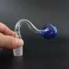 Thick Pyrex Oil Burner Hand Pipes for Smoking Tobacco Clear Glass Tube Water Bong Dab Rigs