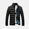 Univos Kuni Winterjas Mannen 2018モードスタンドKRAAGマネリエスパーカーJASメンズソリッドDikke Jassen Man Winter Parkas Hombre J359