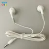 Wholesale Cheapest disposable earphones Headphone Earbuds for bus/train/plane/school/tour gift one time use 300pcs/lot